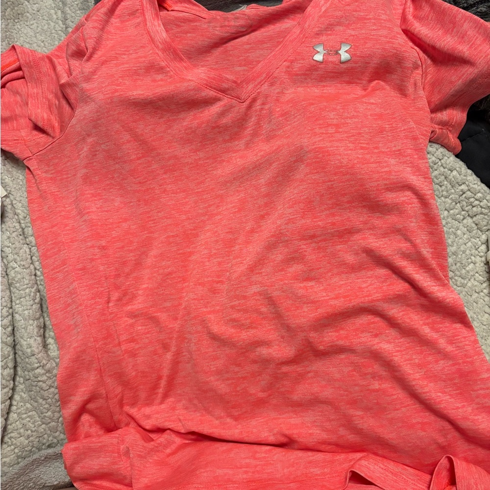 Under Armour Bright Coral Tee
